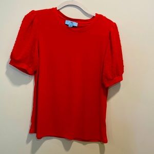 CeCe blouse. Red, size M